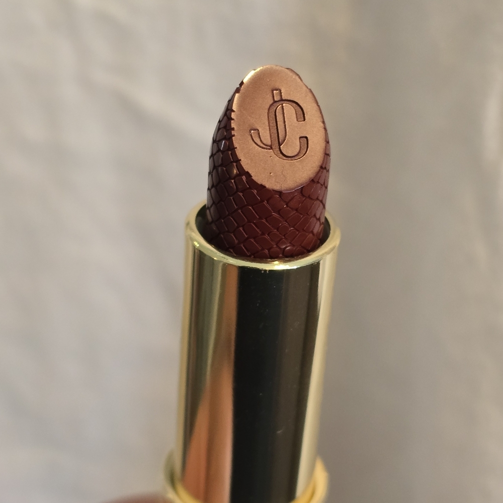 Jimmy Choo 002 Burgundy Charm Lipstick With Pouch